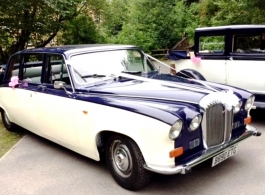 Daimler wedding car in Nottingham